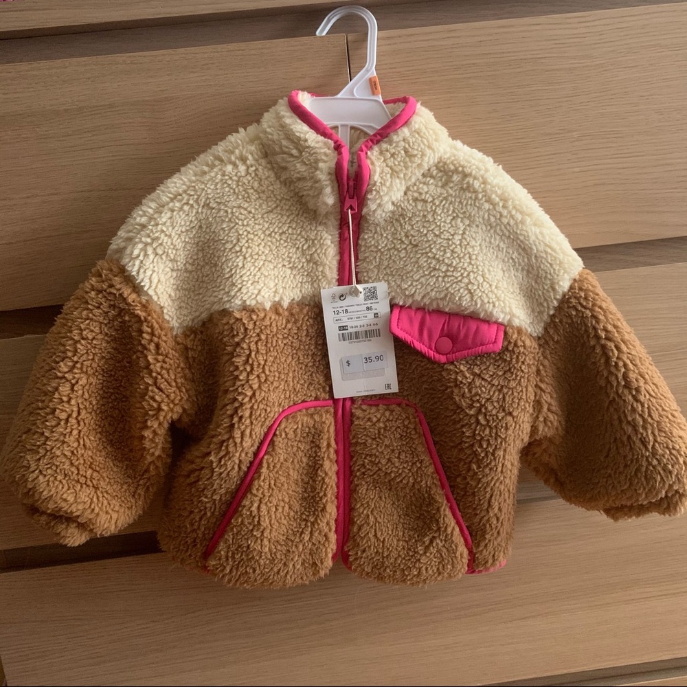 NWT ZARA baby puffer jacket